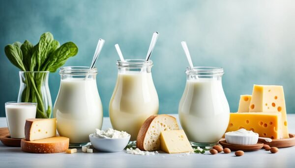 Calcium-rich dairy products