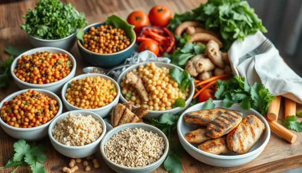 High protein and fiber diet