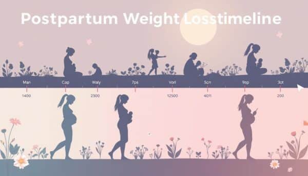 postpartum weight loss timeline