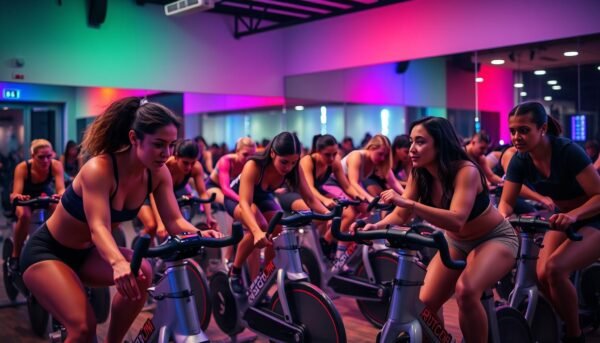 Cycling exercise routine