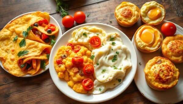 Egg-based low-carb breakfast options
