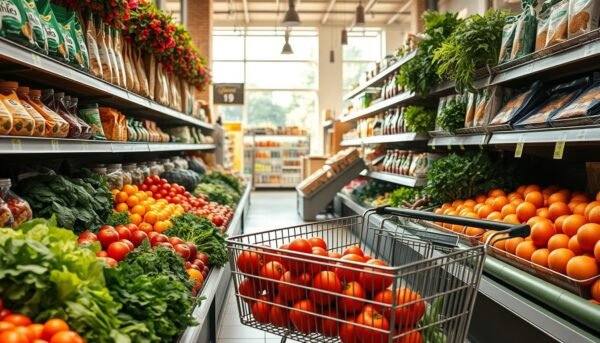 Healthy grocery shopping