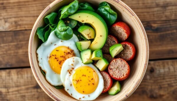 Keto Sausage and Egg Bowl