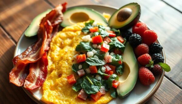 Low-carb breakfast