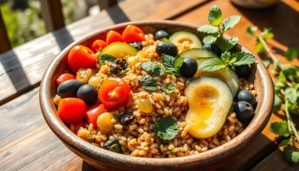 Mediterranean breakfast bowl