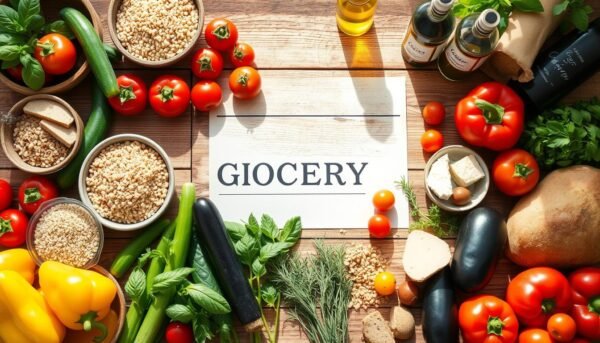 Mediterranean grocery list