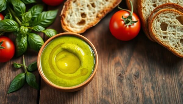 Mediterranean olive oil dip