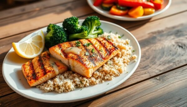 Protein-rich dinner