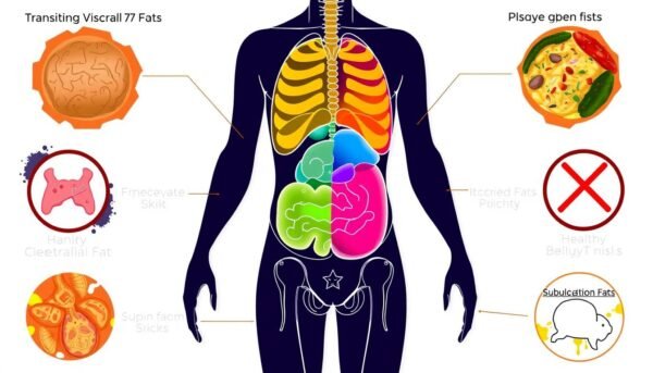 Visceral fat vs subcutaneous fat