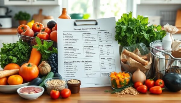 balanced shopping list