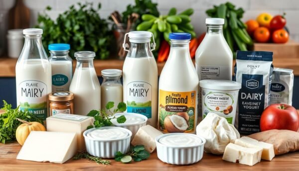dairy and plant-based alternatives