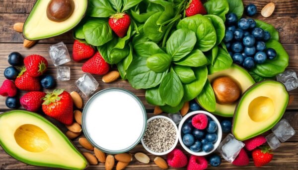 healthy breakfast smoothie ingredients