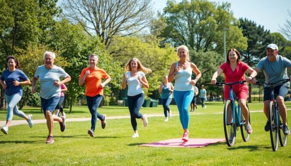 middle-aged adults exercise