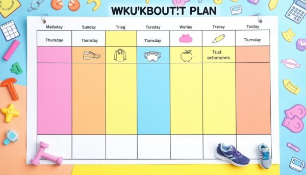 weekly workout plan