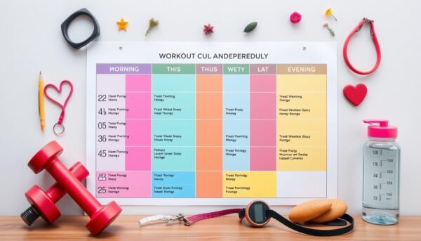 weekly workout schedule