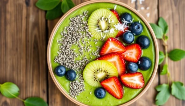 green smoothie bowl