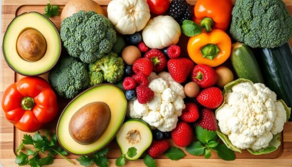 low-carb fruits and vegetables