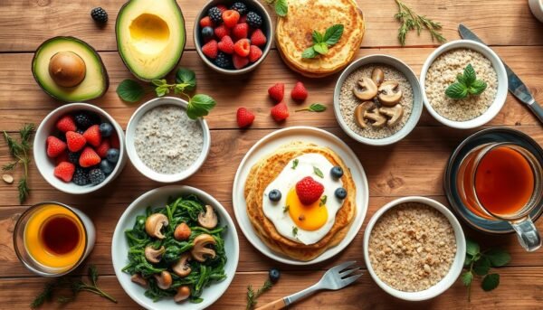 plant-based breakfast low-carb