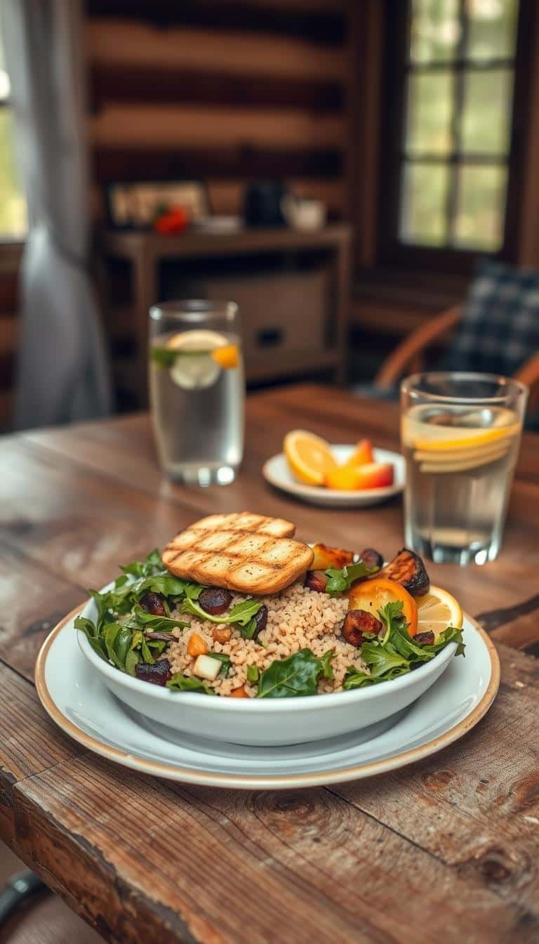 Balanced meal for curvy body goals