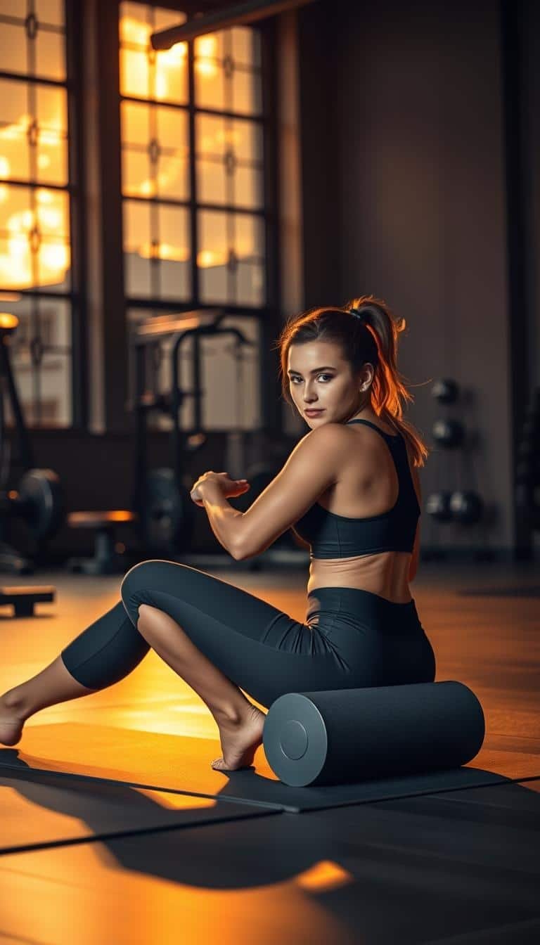 Glute workout gym recovery