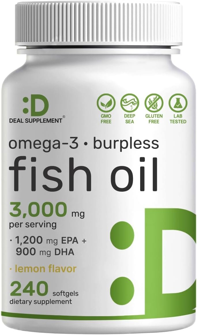 Unlock Essential Health: Review of DEAL SUPPLEMENT Omega 3 Fish Oil
