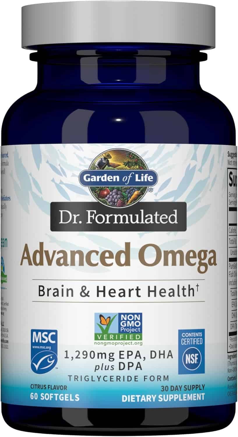 Unlock Ultimate Health: Review of Garden of Life Dr. Formulated Advanced Omega Fish Oil