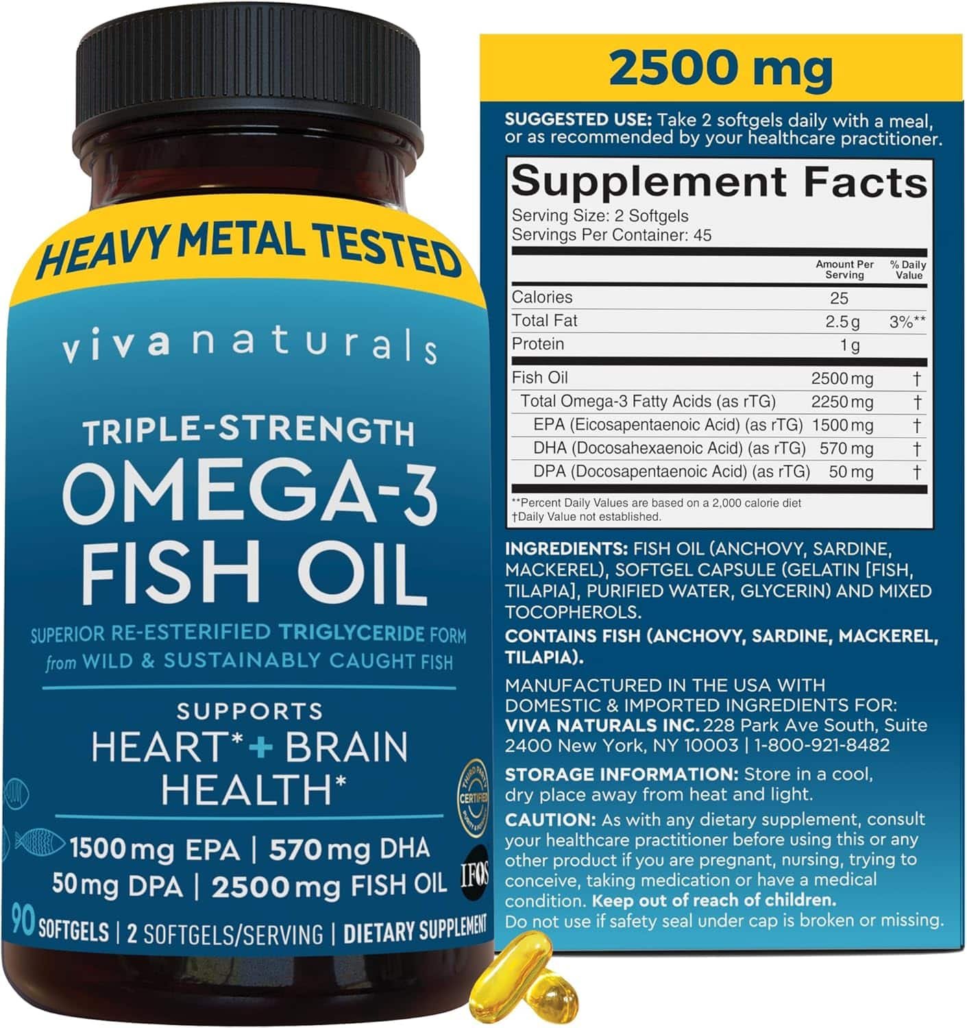 Unlock Optimal Health: Review of Viva Naturals Omega 3 Fish Oil Supplement