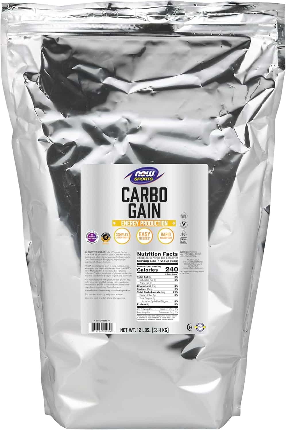 Unleash Your Energy: NOW Foods Carbo Gain Powder Review