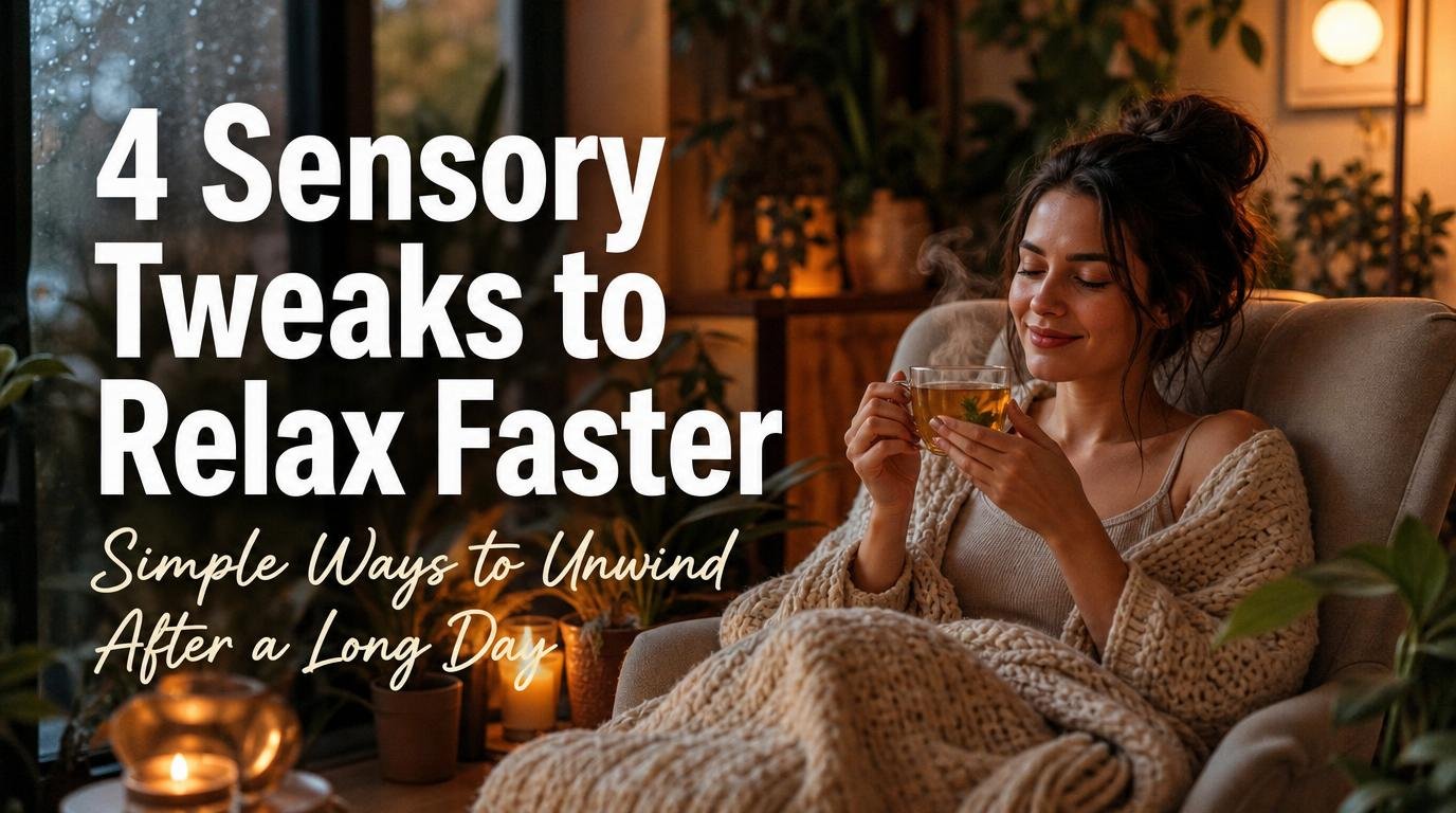 4 Sensory Tweaks To Wind Down After A Long Day
