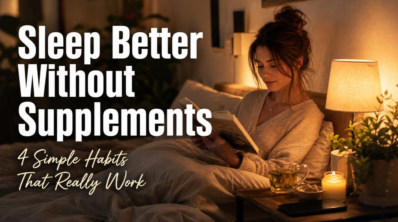 4 Steps To Better Sleep—No Supplements Needed