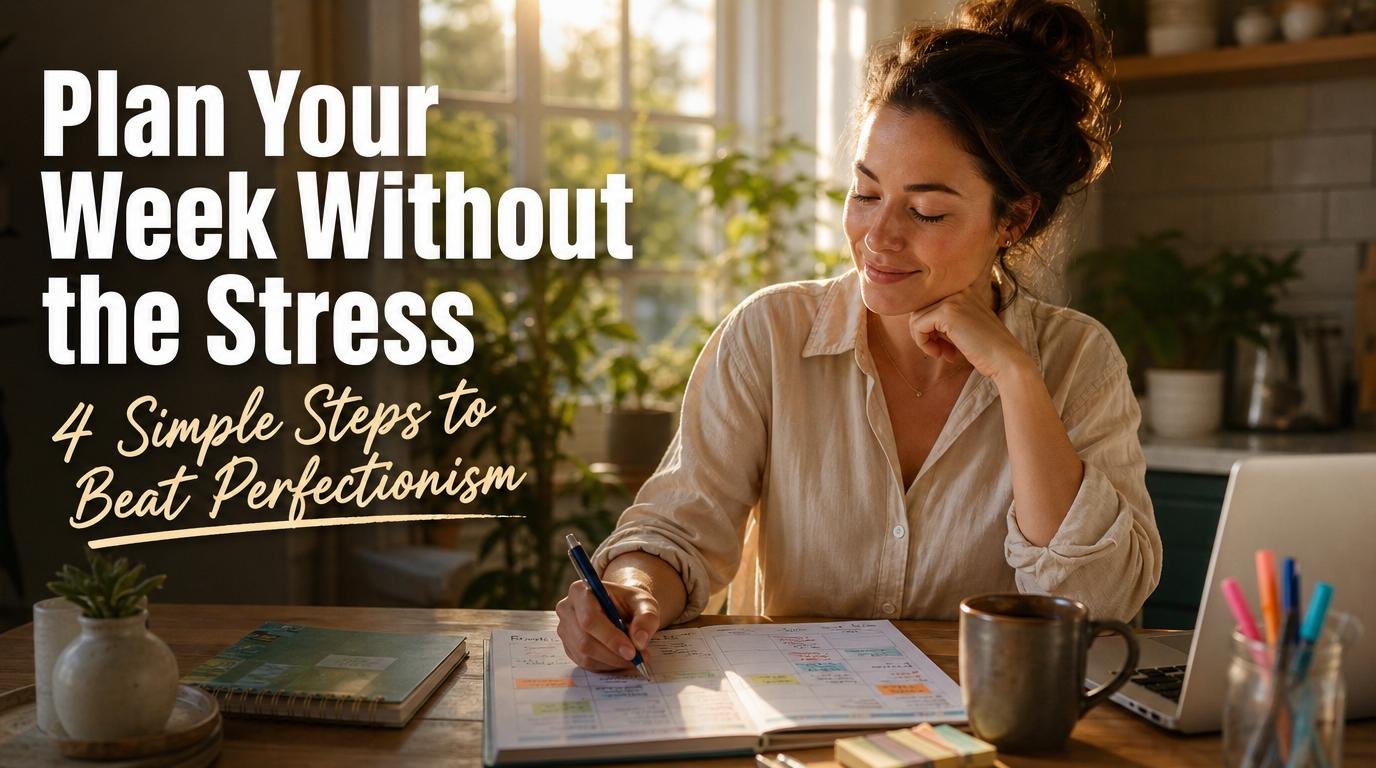 4 Steps To Plan Your Week Without Triggering Perfectionism