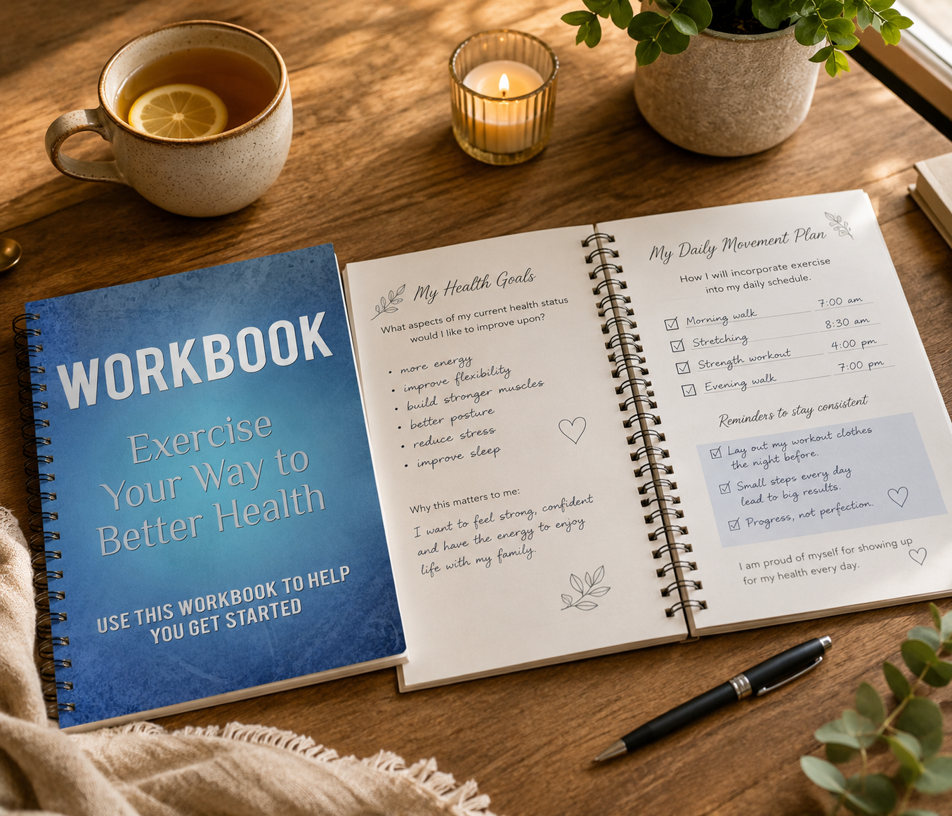 Exercise for Health workbook preview
