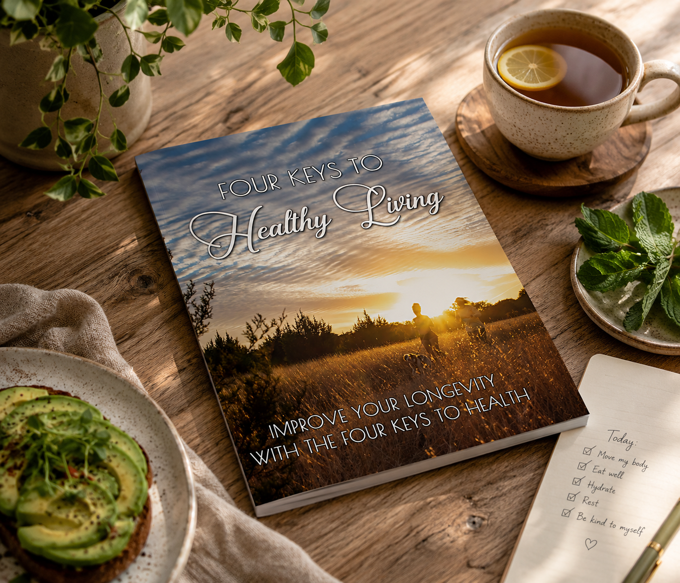 Four Keys To Healthy Living report cover placeholder