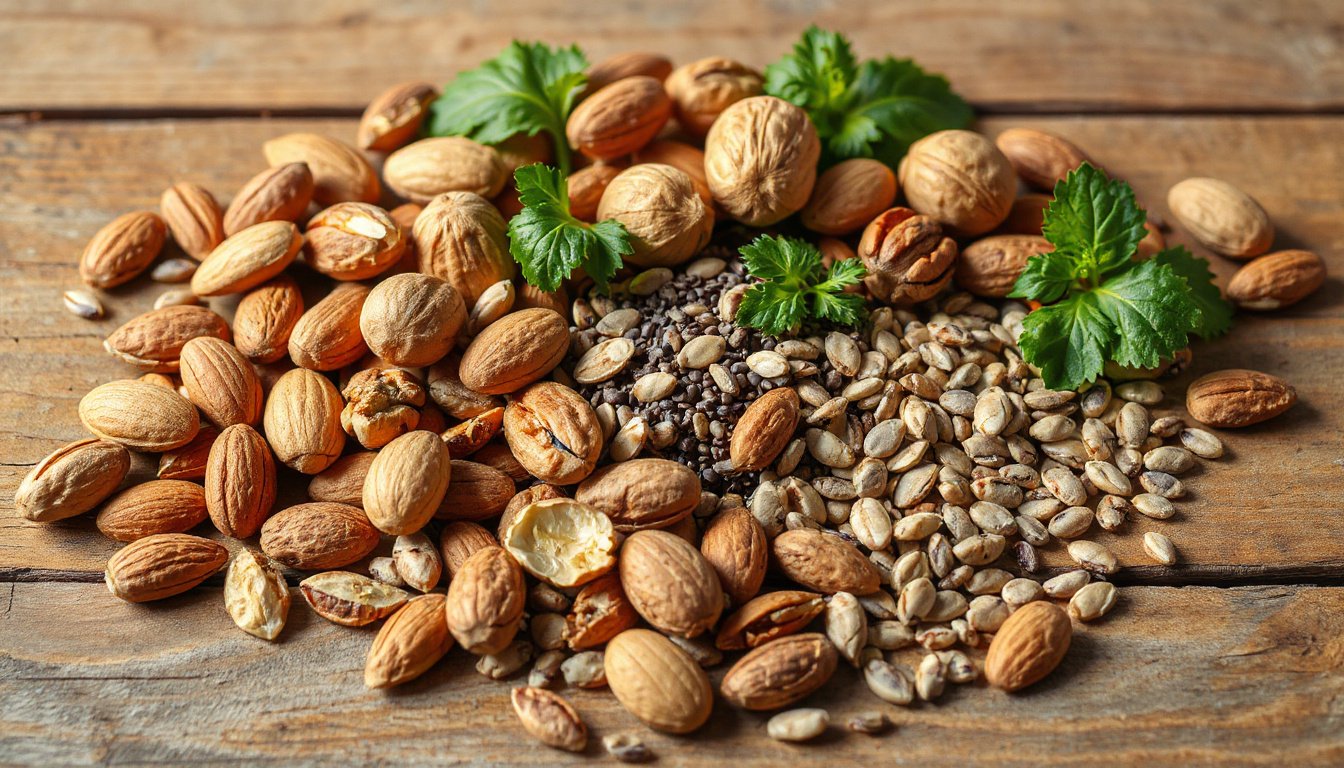 Nuts and Seeds for Heart Health and Better Digestion