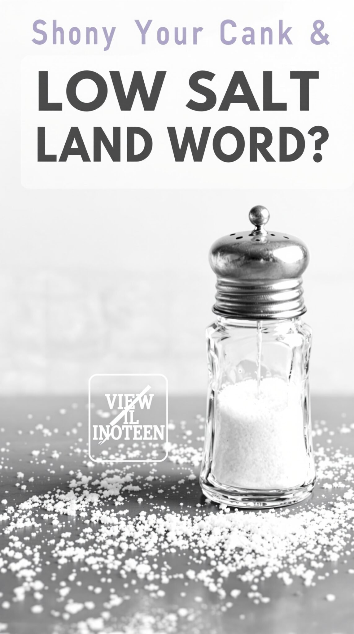 A salt shaker surrounded by scattered salt grains, emphasizing the importance of limiting salt intake for better health.